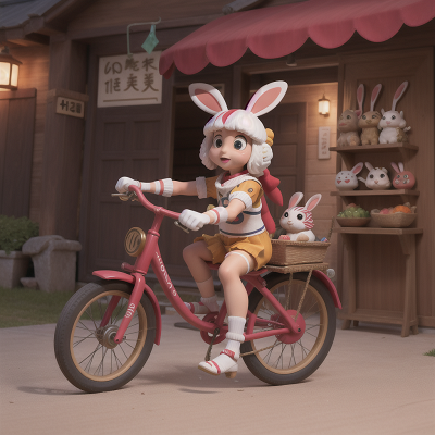 Image For Post Anime, mummies, rabbit, circus, bicycle, sushi, HD, 4K, AI Generated Art