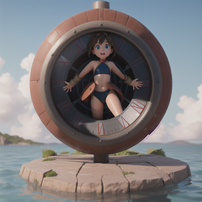 Image For Post Anime, swimming, flying, time machine, artificial intelligence, drought, HD, 4K, AI Generated Art