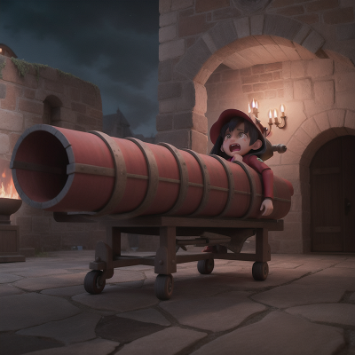 Image For Post Anime, crying, rocket, vampire's coffin, firefighter, medieval castle, HD, 4K, AI Generated Art