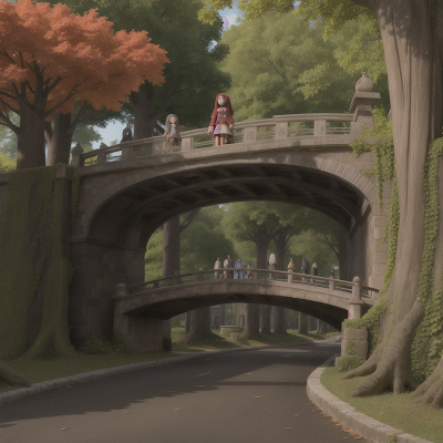 Image For Post Anime, museum, zombie, bridge, city, enchanted forest, HD, 4K, AI Generated Art