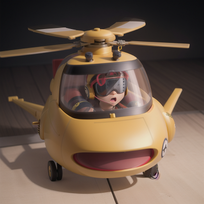 Image For Post Anime, helicopter, anger, golden egg, submarine, virtual reality, HD, 4K, AI Generated Art