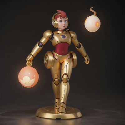 Image For Post Anime, robotic pet, golden egg, cyborg, doctor, phoenix, HD, 4K, AI Generated Art