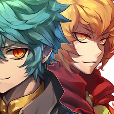 Image For Post | Three high school characters, bright colors and rich details, smiles of friendship. trio pfp matching in anime duos pfp for discord. - [trio pfp matching, aesthetic matching pfp ideas](https://hero.page/pfp/trio-pfp-matching-aesthetic-matching-pfp-ideas)