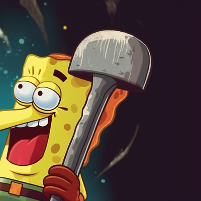 Image For Post | Spongebob with his spatula and Squidward with his cleaning tools, bold outlines, in their occupational roles. spongebob and squidward matching profile picture pfp for discord. - [spongebob matching pfp, aesthetic matching pfp ideas](https://hero.page/pfp/spongebob-matching-pfp-aesthetic-matching-pfp-ideas)
