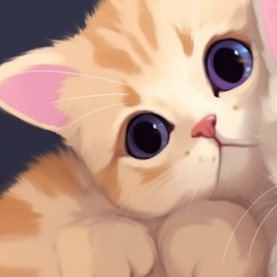 Image For Post | Two chibi cat characters with wide playful eyes and pastel colors. cute cat matching pfp designer pfp for discord. - [cute cat matching pfp, aesthetic matching pfp ideas](https://hero.page/pfp/cute-cat-matching-pfp-aesthetic-matching-pfp-ideas)