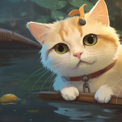 Image For Post | Two cat characters, standing nose to nose, focusing on their expressive eyes. cute couple cat matching pfp pfp for discord. - [cute cat matching pfp, aesthetic matching pfp ideas](https://hero.page/pfp/cute-cat-matching-pfp-aesthetic-matching-pfp-ideas)