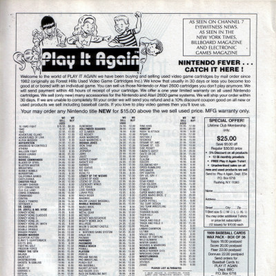 Image For Post | April 1989 page 85. first appearance of play it again adverts in the magazine