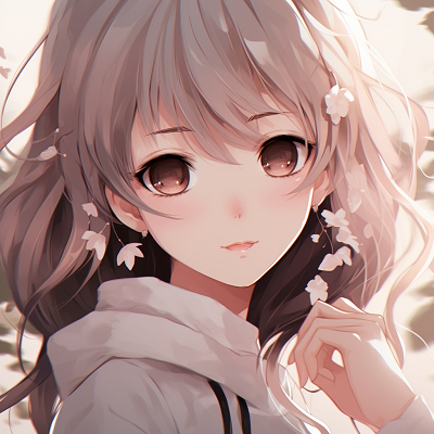 Image For Post | Anime girl PFP being caressed by Sakura winds, detailed depiction of wind movement and florals. anime pfp girl in aesthetic artHD, free download - [Anime PFP Girl](https://hero.page/pfp/anime-pfp-girl)