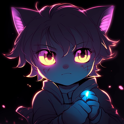 Image For Post | A character navigating through a neon world, highlighting detailed scenery and soft lines. absolutely cute glowing anime pfp collection - [Glowing Anime PFP Central](https://hero.page/pfp/glowing-anime-pfp-central)