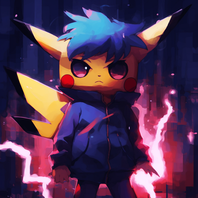 Image For Post | Abstract art style capturing the essence of Pikachu, using splashed colors. stylish animated pfp for platforms - [Best Animated PFP Online](https://hero.page/pfp/best-animated-pfp-online)