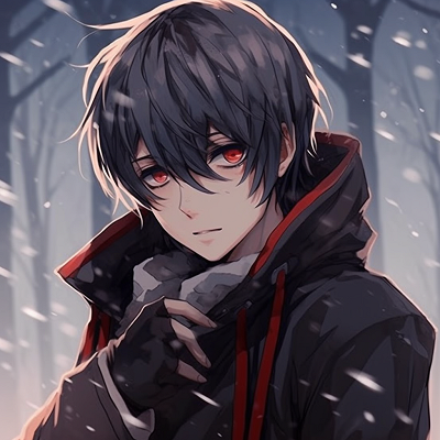 Image For Post | Anime character with dark makeup, definite lines, and meaningful visible tattoos. emo male anime pfp - [Male Anime PFP Hub](https://hero.page/pfp/male-anime-pfp-hub)