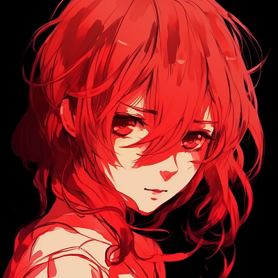 Image For Post | Profile picture of an anime girl characterized by her scarlet hair, detailed facial features, and pastel color grading. beautiful red anime girl pfp - [Red Anime PFP Compilation](https://hero.page/pfp/red-anime-pfp-compilation)