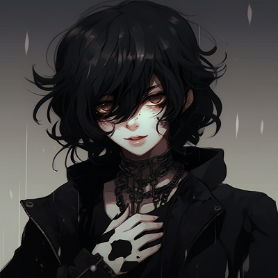 Image For Post | Solitary emo anime boy sitting in the dark, monochromatic colors and deep shadows. aesthetically pleasing emo anime pfp - [emo anime pfp Collection](https://hero.page/pfp/emo-anime-pfp-collection)