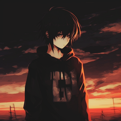 Image For Post | Anime boy looking contemplative against starry backdrop, mix of light and dark tones with detailed facial expression. emotive depressed pfp boys - [Depressed Anime PFP Collection](https://hero.page/pfp/depressed-anime-pfp-collection)