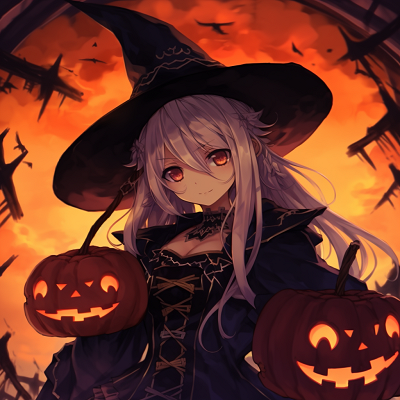 Image For Post Mysterious Sorcerer - halloween anime pfp aesthetics