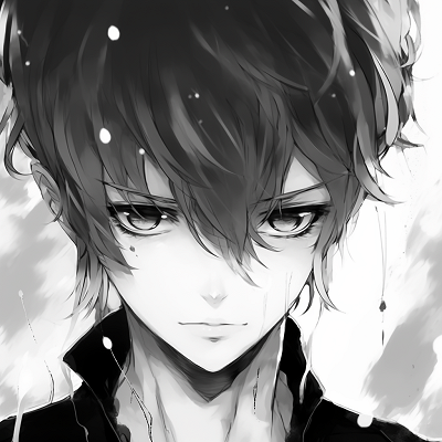 Image For Post | Close up of an anime character's eyes, shaded in dramatic black and white with intricate details. aesthetic anime profile picture black and white - [Anime Profile Picture Black and White](https://hero.page/pfp/anime-profile-picture-black-and-white)