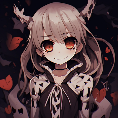 Image For Post | Anime boy in a whimsical skeleton suit, dark tones with white accents. cute halloween anime pfp - [Halloween Anime PFP Spotlight](https://hero.page/pfp/halloween-anime-pfp-spotlight)