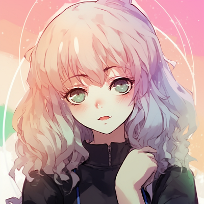 Image For Post | Anime profile picture in pastel spectrum, featuring clean lines and a delicate character design. multicolored cute pfp anime - [cute pfp anime](https://hero.page/pfp/cute-pfp-anime)