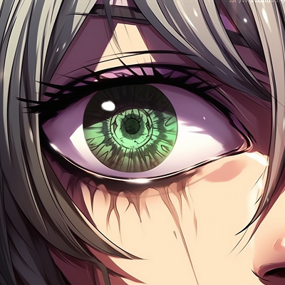 Image For Post | Expressive character close-up that focuses on the various emotions reflected in the drawn eyes, intricate detail with a mixture of warm tones. anime eyes pfp female illustrations - [Anime Eyes PFP Mastery](https://hero.page/pfp/anime-eyes-pfp-mastery)