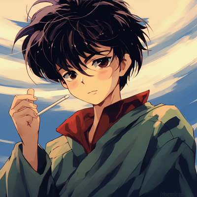 Image For Post | Anime boy with his adorable pet, a perfect representation of cute and fluffy companion characters popular in 90s anime. vintage 90s anime pfp boy - [90s anime pfp universe](https://hero.page/pfp/90s-anime-pfp-universe)