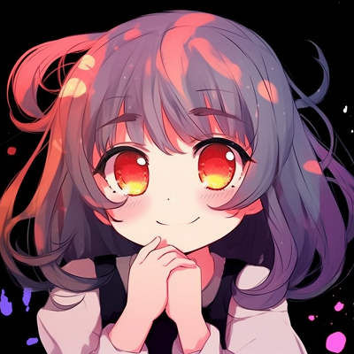 Image For Post | Chibi anime character with big smile, round lines, and vibrant colors. 512x512 anime pfp cute style - [512x512 Anime pfp Collection](https://hero.page/pfp/512x512-anime-pfp-collection)