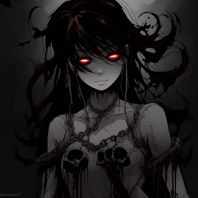 Image For Post | Capturing fear in its rawest form, the image is frozen in a terrifying moment. scary anime pfp with aesthetic touch pfp for discord. - [Scary Anime PFP Collection](https://hero.page/pfp/scary-anime-pfp-collection)