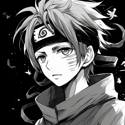 Image For Post | Monochrome version of Gaara, characterized by distinct shadow and linework. favourite black and white anime pfp icons pfp for discord. - [Top Black And White PFP Anime](https://hero.page/pfp/top-black-and-white-pfp-anime)