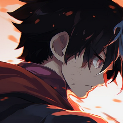 Image For Post | Two characters with contrasting appearances, intense expressions and evident tension. awesome anime matching pfp ideas for friends pfp for discord. - [matching pfp anime, aesthetic matching pfp ideas](https://hero.page/pfp/matching-pfp-anime-aesthetic-matching-pfp-ideas)