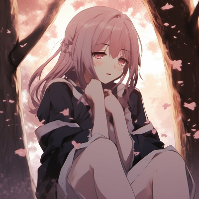 Image For Post | Anime girl shown weeping in solitude, melancholic tones and detailed expressions. sad anime characters pfp pfp for discord. - [depressed anime girl pfp](https://hero.page/pfp/depressed-anime-girl-pfp)