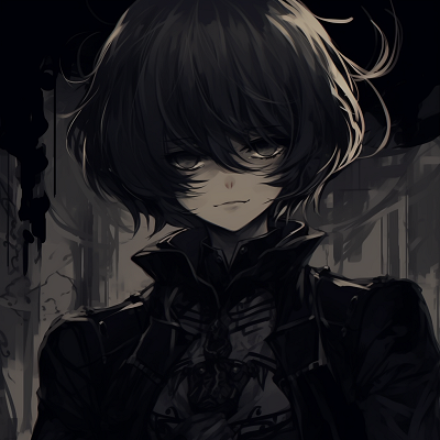 Image For Post | Detailed male character in gothic attire, black color palette with high contrast. anime pfp dark with gothic style pfp for discord. - [Ultimate anime pfp dark](https://hero.page/pfp/ultimate-anime-pfp-dark)