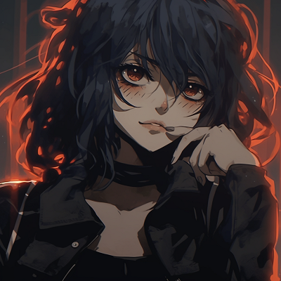 Image For Post | Amidst the obscure, a grunge anime girl is revealed, detailed shadows and stark highlights. stunning grunge anime girl aesthetics - [Superior Anime Grunge Pfp](https://hero.page/pfp/superior-anime-grunge-pfp)