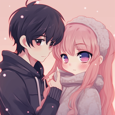Image For Post | A cute chibi-style anime couple holding hands, with vibrant, contrasting colors and expressive faces. adorable anime pfp couple ideas pfp for discord. - [anime pfp couple optimized search](https://hero.page/pfp/anime-pfp-couple-optimized-search)