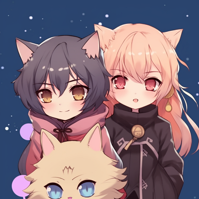 Image For Post | Three anime characters, one with cat ears, soft colors and chibi art style. cute anime trio pfp pfp for discord. - [Anime Trio PFP](https://hero.page/pfp/anime-trio-pfp)
