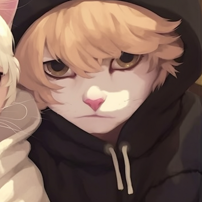 Image For Post | Two characters under a moonlit sky, their cat ears prominent, with a hint of romantic tension. boy and girl cat matching pfp pfp for discord. - [cat matching pfp, aesthetic matching pfp ideas](https://hero.page/pfp/cat-matching-pfp-aesthetic-matching-pfp-ideas)