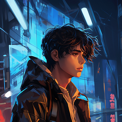 Image For Post Cityscape Night Manhwa Character View - Wallpaper