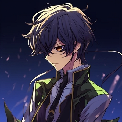 Image For Post Majestic Night Scene with Lelouch - anime boy pfp themes