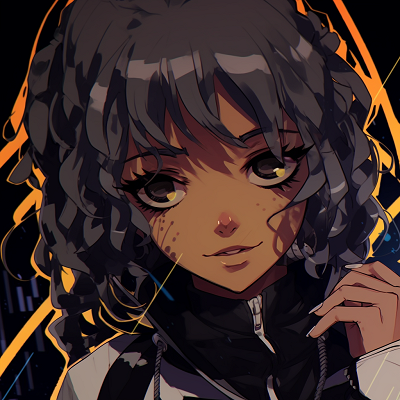 Image For Post Bold Anime Portrait of a Black Character - black anime pfp styles