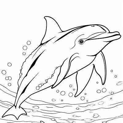 Image For Post Dolphin's Day Leap of Joy - Printable Coloring Page
