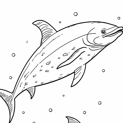 Image For Post Dolphin's Day Under the Sun - Printable Coloring Page
