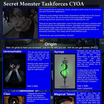 Image For Post Secret Monster Task-force CYOA