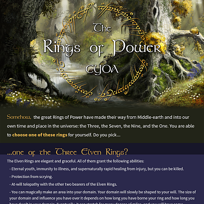 Image For Post The Rings Of Power CYOA