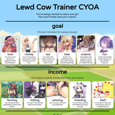 Image For Post Lewd Cow Trainer CYOA