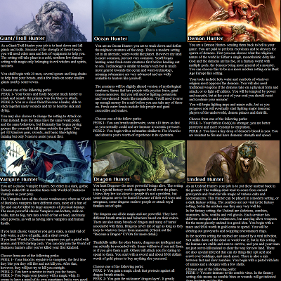 Image For Post Specialty Hunter CYOA