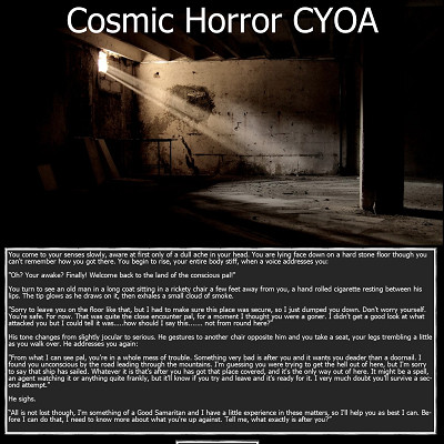 Image For Post Cosmic Horror CYOA by ANON