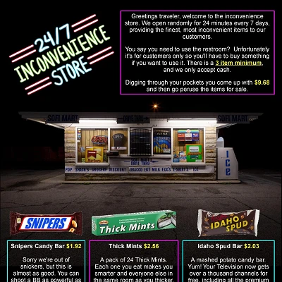 Image For Post The Inconvenience Store CYOA by ChloeJoy88