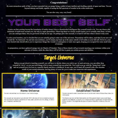 Image For Post Your Best Self CYOA by L_Circe