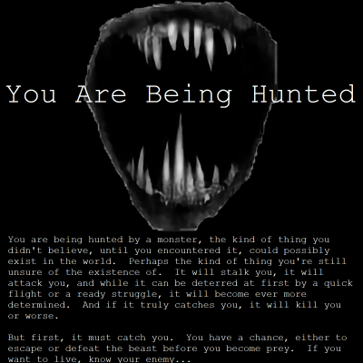 Image For Post You Are Being Hunted by Lone Observer