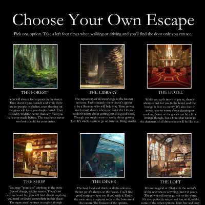Image For Post Choose Your Own Escape CYOA