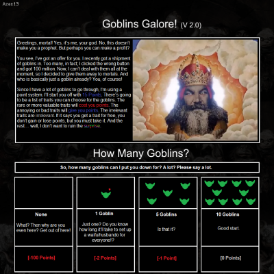 Image For Post Goblins Galore! (V 2.0) [CYOA][OC][Shitpost] by Azes13