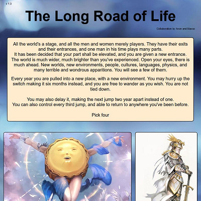 Image For Post The Long Road of Life CYOA by Anon and Maxos